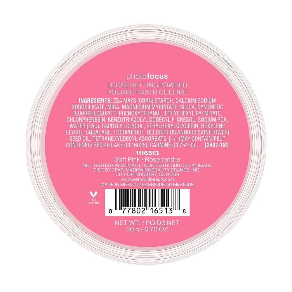 Poudre Libre Fixante Photo Focus - Rose Doux Poudre Fixante Radieuse