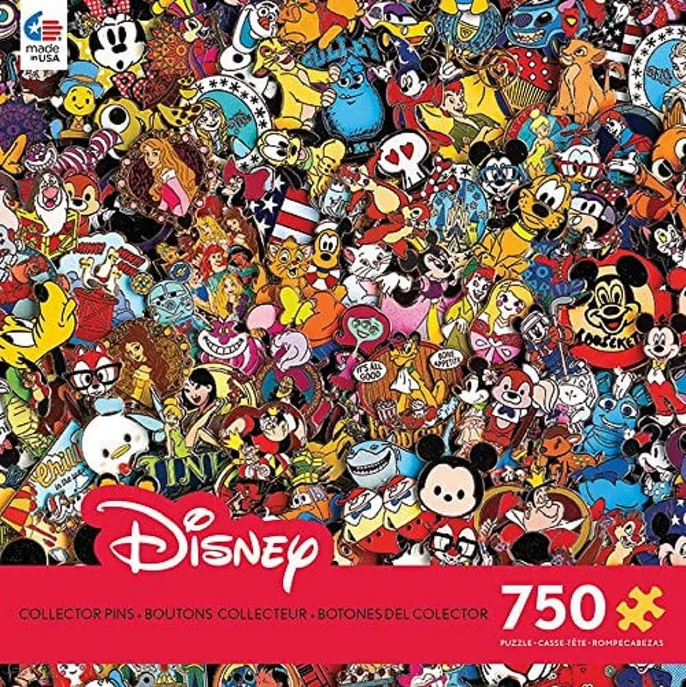 Ceaco Disney 750-Piece Puzzle Photo Magic Pins