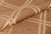 Smithleighs Beige and Tan Woven Area Rug