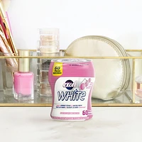 EXCEL White Bubblemint, Teeth Whitening Sugar Free Chewing Gum, 60 Pieces, 1 Bottle, 1 Bottle, 60 pellets