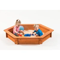 Creative Cedar Designs Hexagon Wooden Sandbox