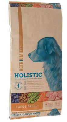 Actr1um Holistic Dog Food Chicken & Barley with Ancient Grains Large Breed Recipe, Actr1um Large Dog Food 16kg