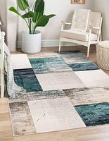 ECARPET Rylie 5'0" x 8'0" Contemporary/Modern  Area Rug for living room, bedroom, dining entrance, hallway and more.