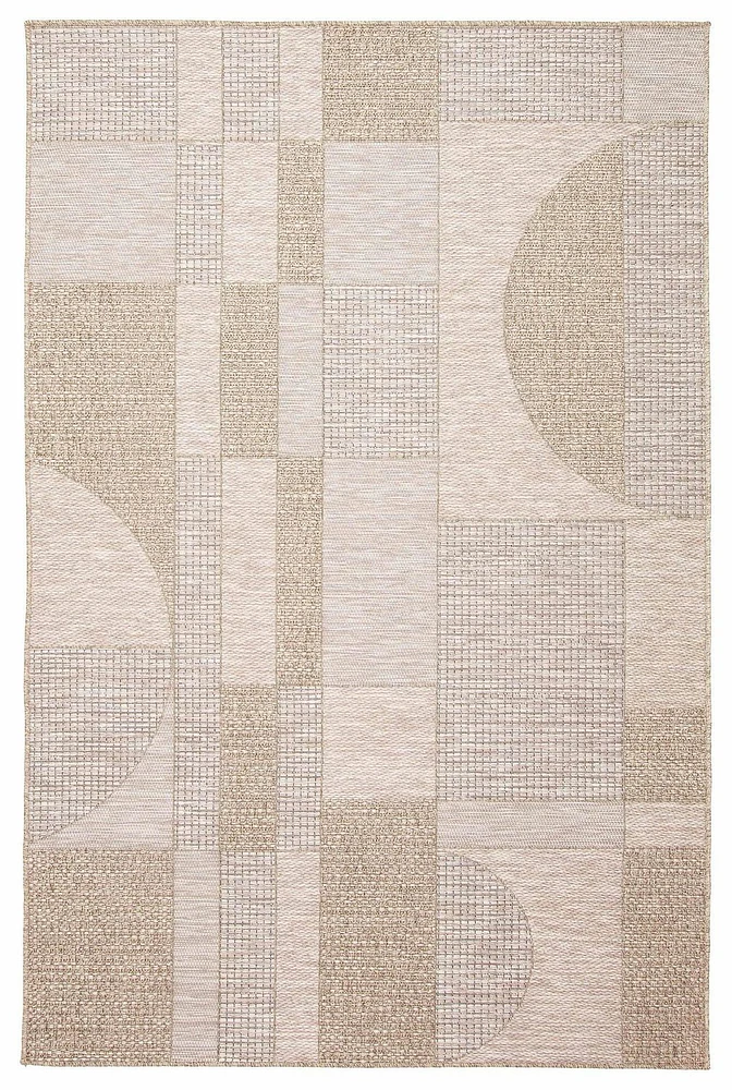 ECARPET Bodhi 5'0" x 8'0" Nautical Coastal  Area Rug for living room, bedroom, dining entrance, hallway and more.