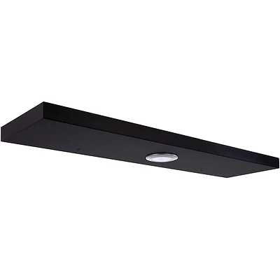 kieragrace Stockholm Aberg Floating Shelf w/ LED Light – Black, 36-Inch, Matte Finish