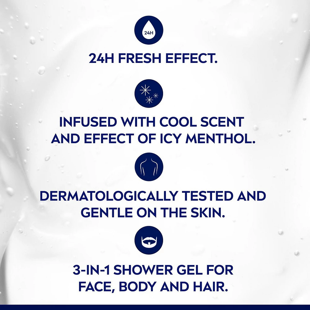 NIVEA MEN Gel Douche Cool Kick 500 ml