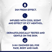 NIVEA MEN Gel Douche Cool Kick 500 ml