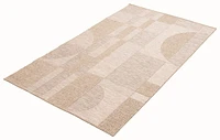 ECARPET Bodhi 5'0" x 8'0" Nautical Coastal  Area Rug for living room, bedroom, dining entrance, hallway and more.