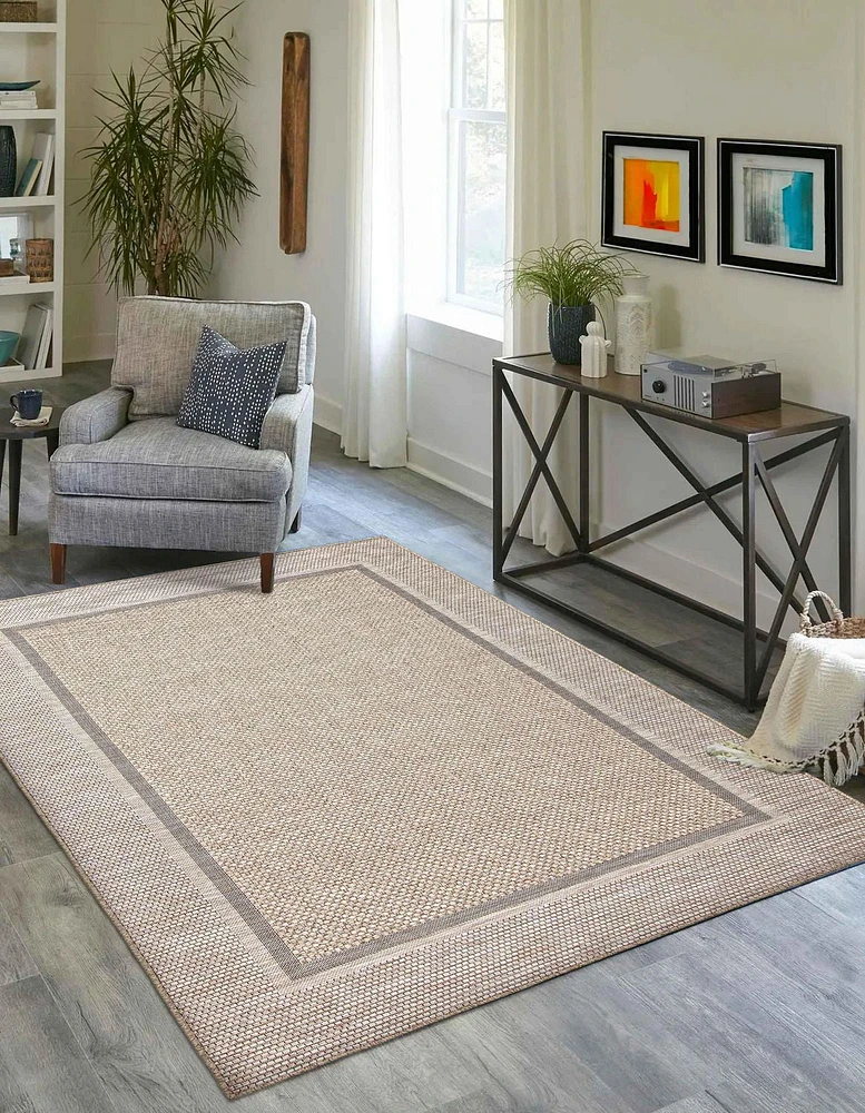 ECARPET Brooks 2'8" x 8'2" Nautical Coastal  Area Rug for living room, bedroom, dining entrance, hallway and more.