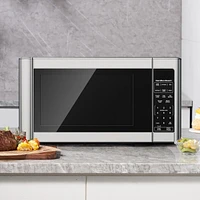 Hamilton Beach 1.1 cu.ft. Stainless Steel Microwave, 10 power levels, 1.1 cu.ft Stainless Microwave