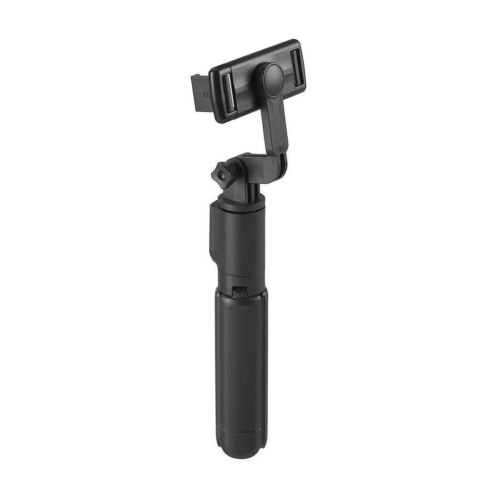 onn. Bluetooth Extendable Mini Selfie Stick Tripod, Extends to 26.8 in.