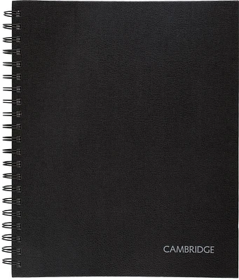 Cambridge® Hardcover Business Notebook, Business Notebook