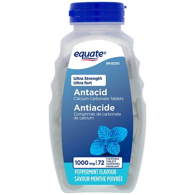 Equate Ultra Strength Antacid Calcium Carbonate Tablets