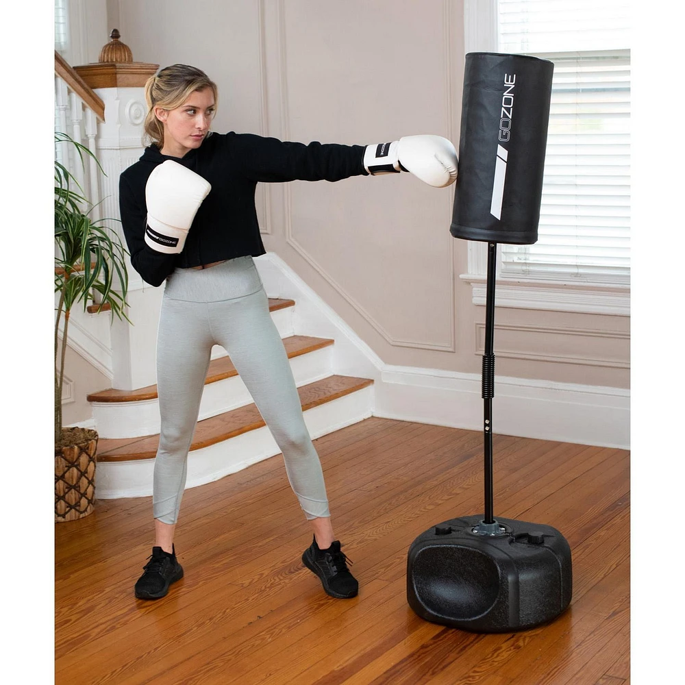 Sac d’entraînement cardio GoZone – Noir Hauteur du sac : 163 cm