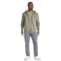 Haut à capuchon zippé sur la longueur George pour hommes Tailles P-2XL