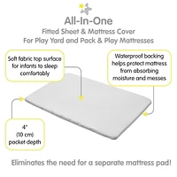 BreathableBaby All-in-One Fitted Sheet & Waterproof Cover