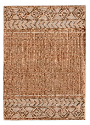 Mirage Lansing Copper and Cream 5' x 7' Area Rug