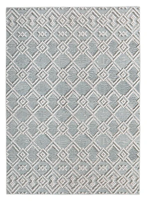 Mirage Helia Cream and Grey 2' x 10' Runner