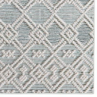 Mirage Helia Cream and Grey 3' x 5' Accent Rug