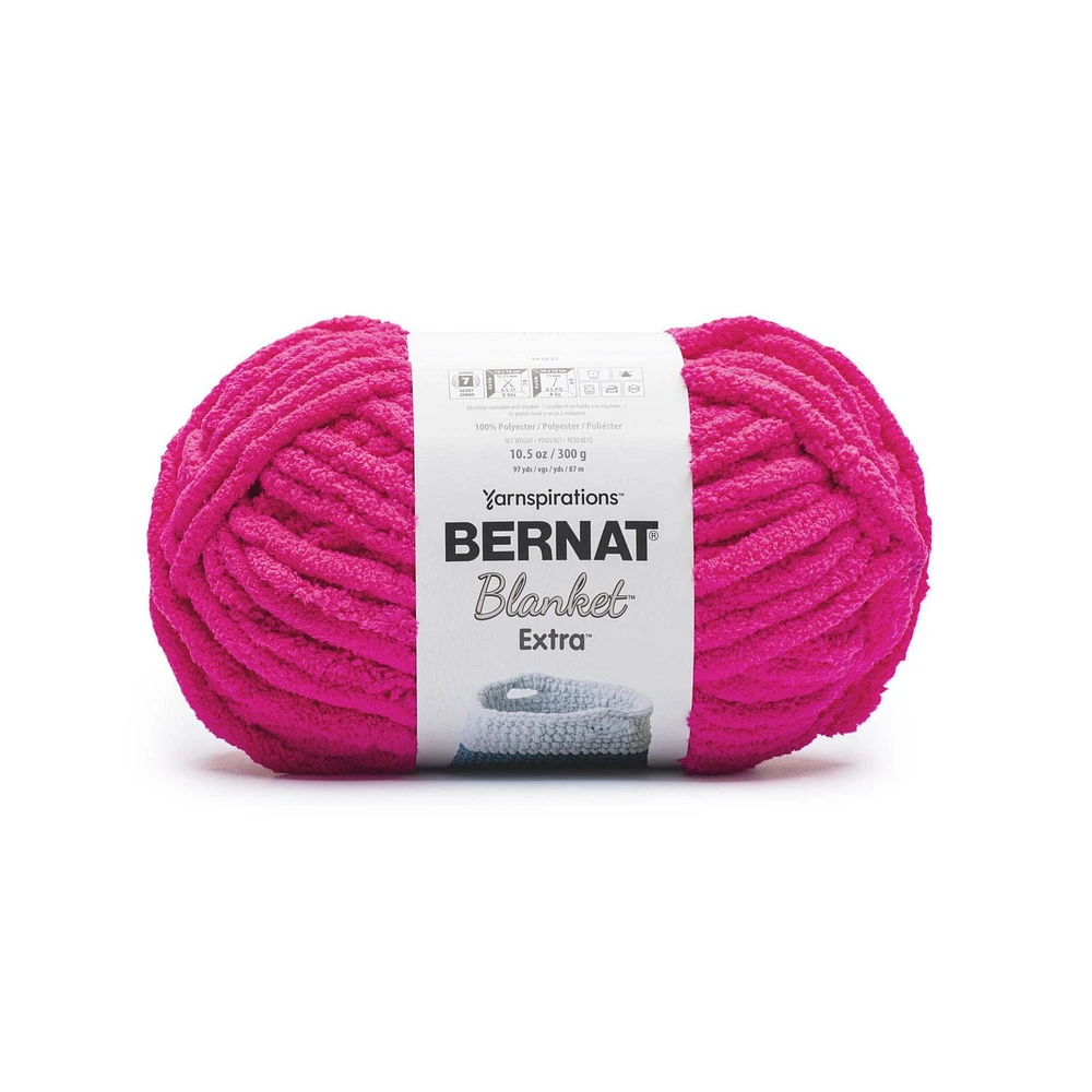 Bernat® Blanket Extra™ Yarn, Polyester #7 Jumbo, 10.5oz/300g