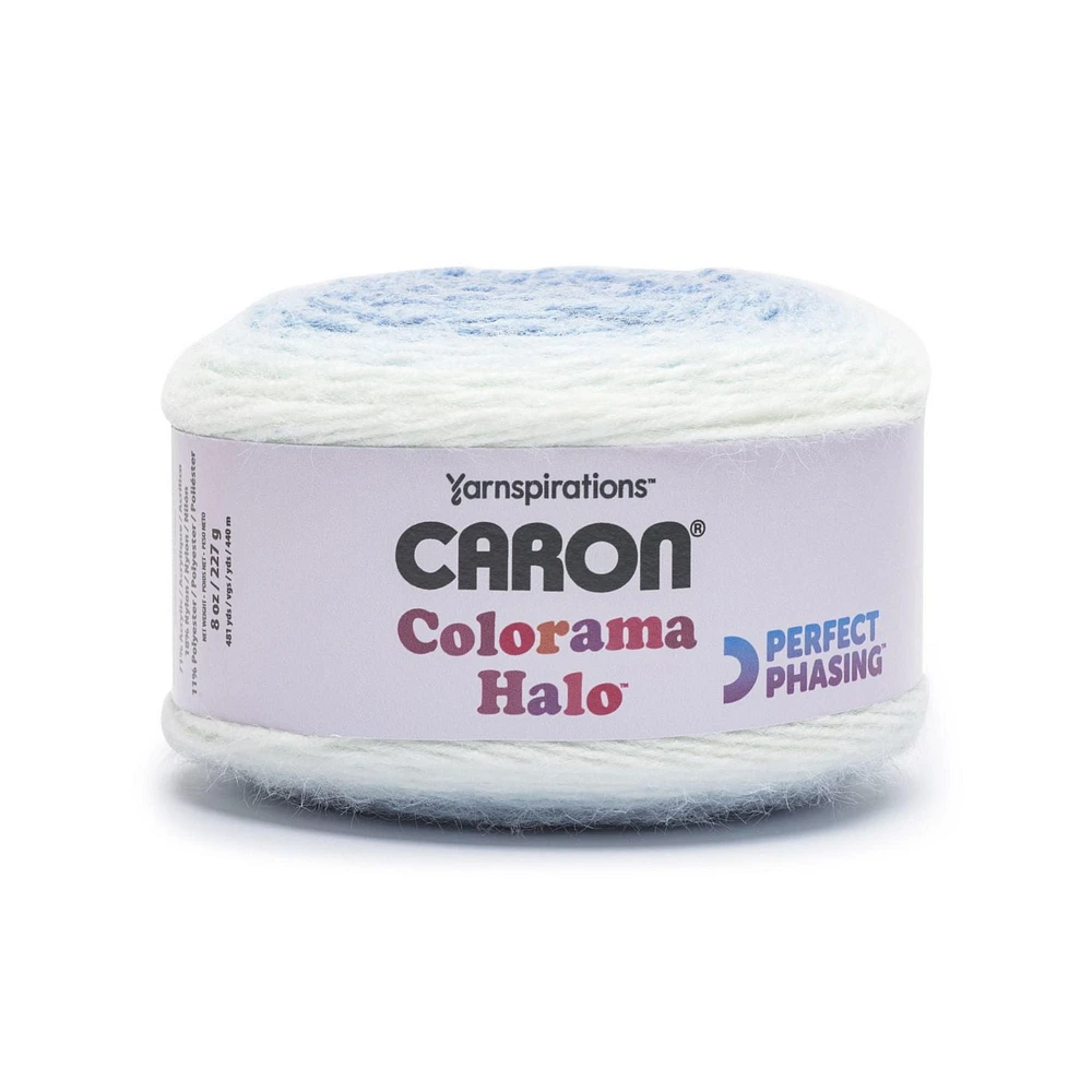 Caron® Colorama™ Halo Yarn, #5 Bulky, 8 oz/227 g, 481 Yards, Soft luxuriously textured yarn