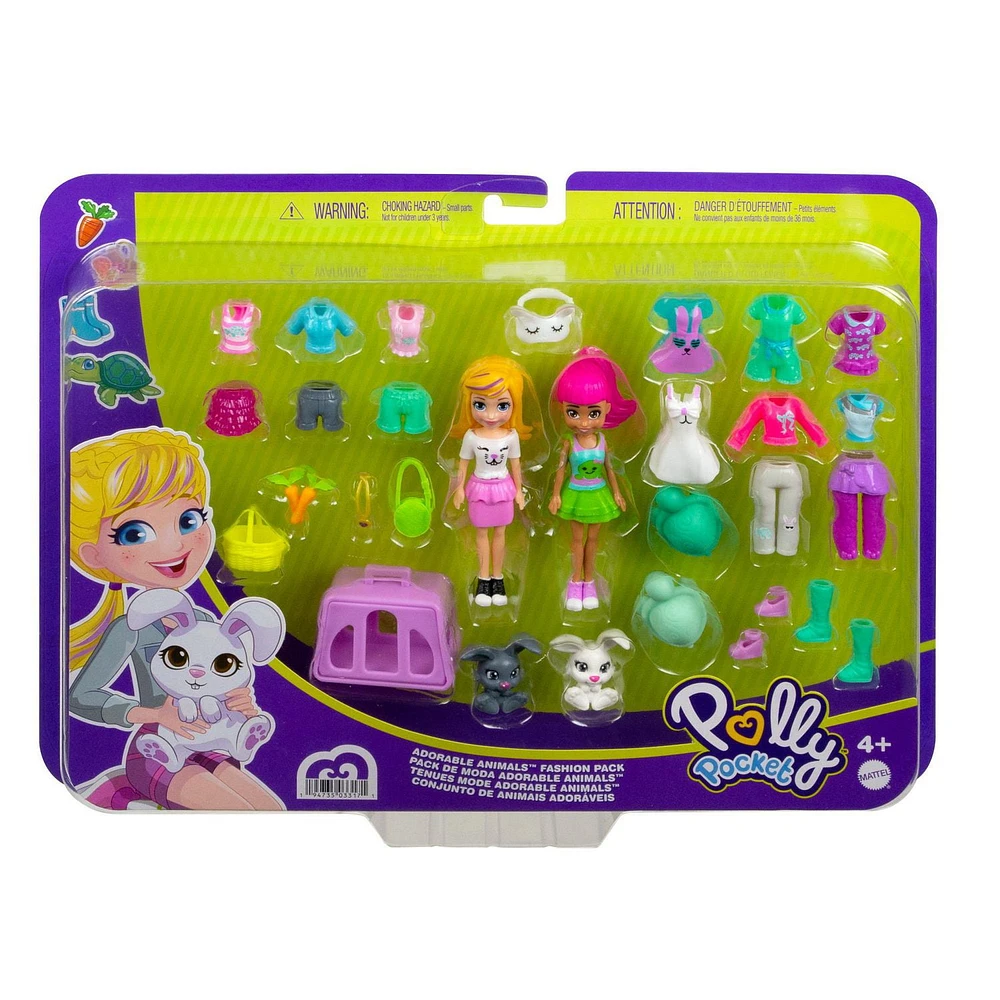 Polly Pocket Adorable Animals Fashion Pack