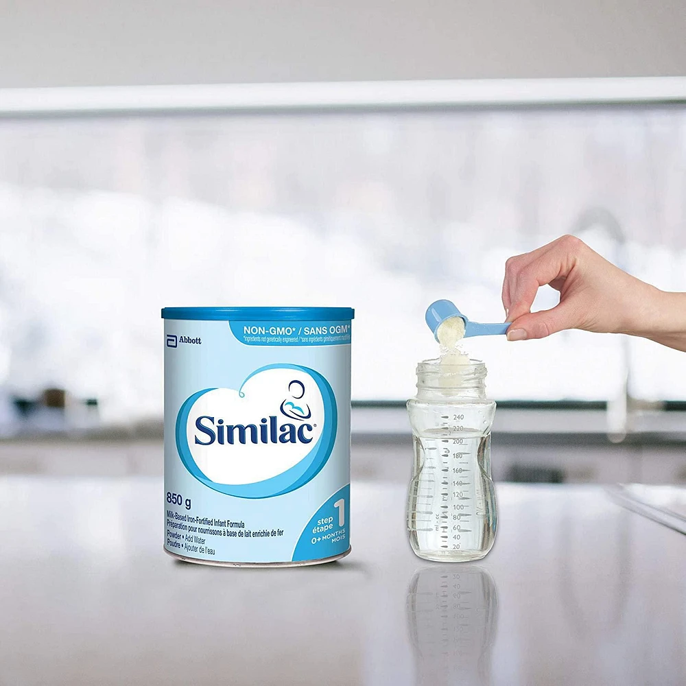Similac Step 1 Non-GMO Baby Formula Powder, Newborn Formula, 0+ Months, 850 grams, 850 g