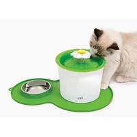 Catit Flower Fountain and Placemat Kit, Purrfect dining experience