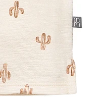 modern moments™ by Gerber® - Short Sleeve Polo Shirt+Shorts Set Cactus, Slub structured jersey 100% cotton