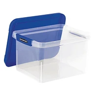 Bankers Box® Heavy Duty Letter/Legal Plastic File Box, Modular design, easy stacking