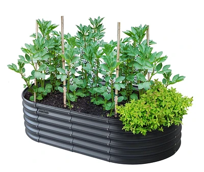 VegTub Modular Metal Raised Bed Kit - Charcoal