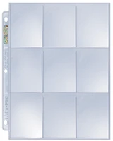 Ultra PRO Platinum Series Pocket Pages (100ct) for Cards and Photos 9-Pocket for 2-1/2" x 3-1/2" Standard Size Cards