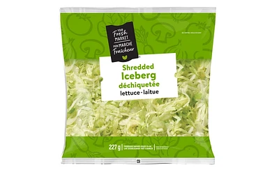 Laitue iceberg déchiquetée Mon marché fraîcheur 227 g