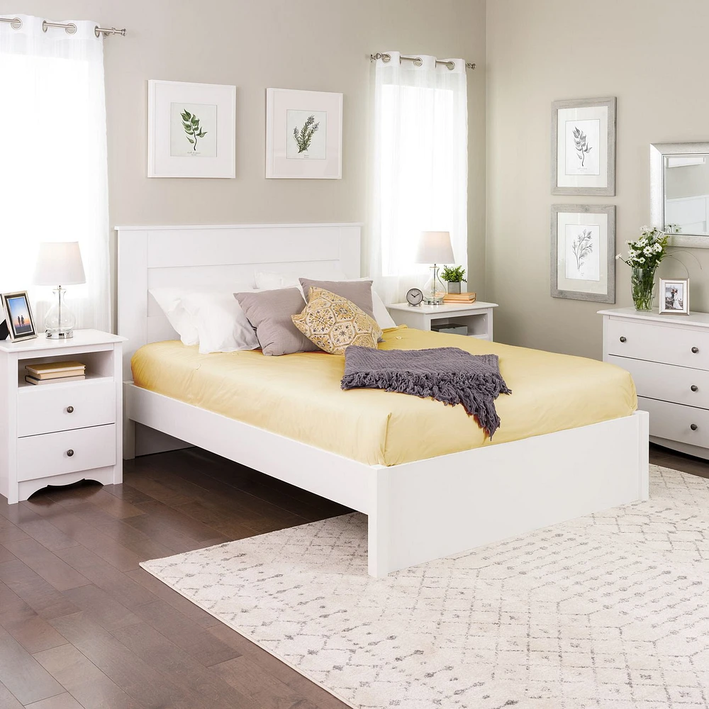 Prepac 63 in W x 16 in H x 83 in D  Select 4-Post Platform Bed