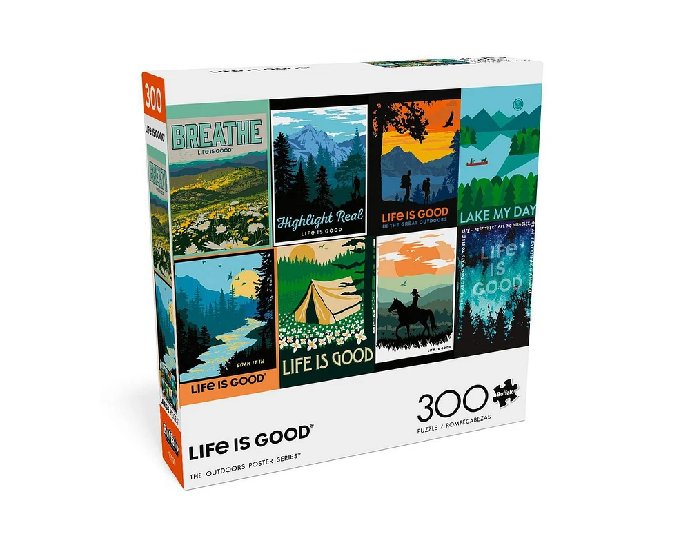 Buffalo Games - Life Is Good - The Outdoors Poster Series - 300 Piece Jigsaw Puzzle