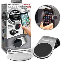 Bell + Howell Clever Grip Pro Phone Mount, Magnetic, 360-Degree Swivel