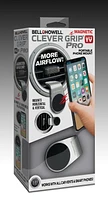 Bell + Howell Clever Grip Pro Phone Mount, Magnetic, 360-Degree Swivel