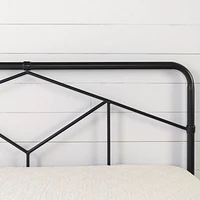 South Shore, Sazena collection, Geometric Metal Platform Bed