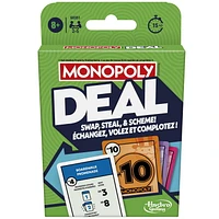 Monopoly Deal Card Game, Ages 8 and up