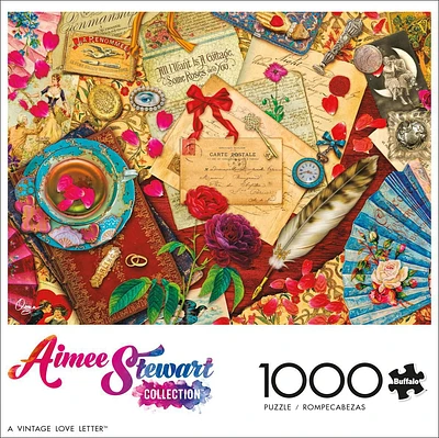 Buffalo Games - Aimee Stewart - A Vintage Love Letter - 1000 Piece Jigsaw Puzzle