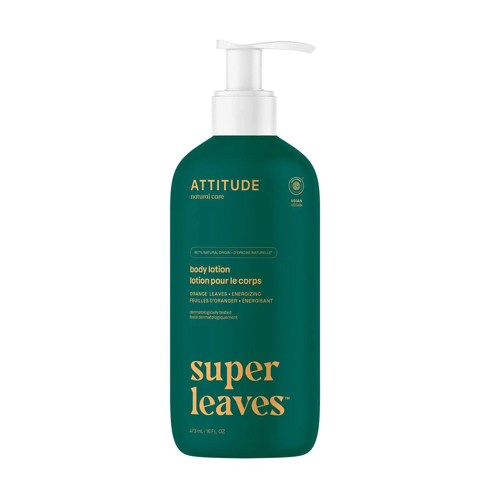 ATTITUDE super leaves, Body Lotion, Orange Leaves. 473 mL, 473 mL