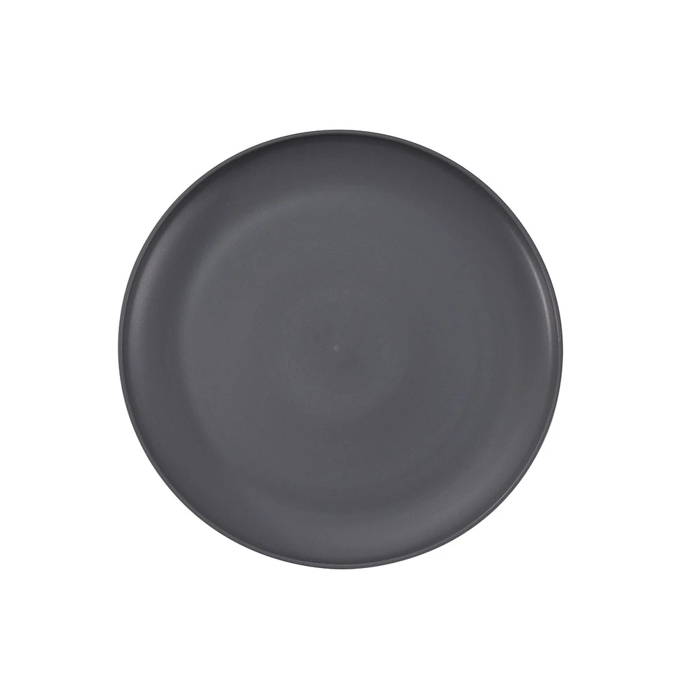 Mainstays 10.5-Inch Gray Plastic Dinnerware Plate