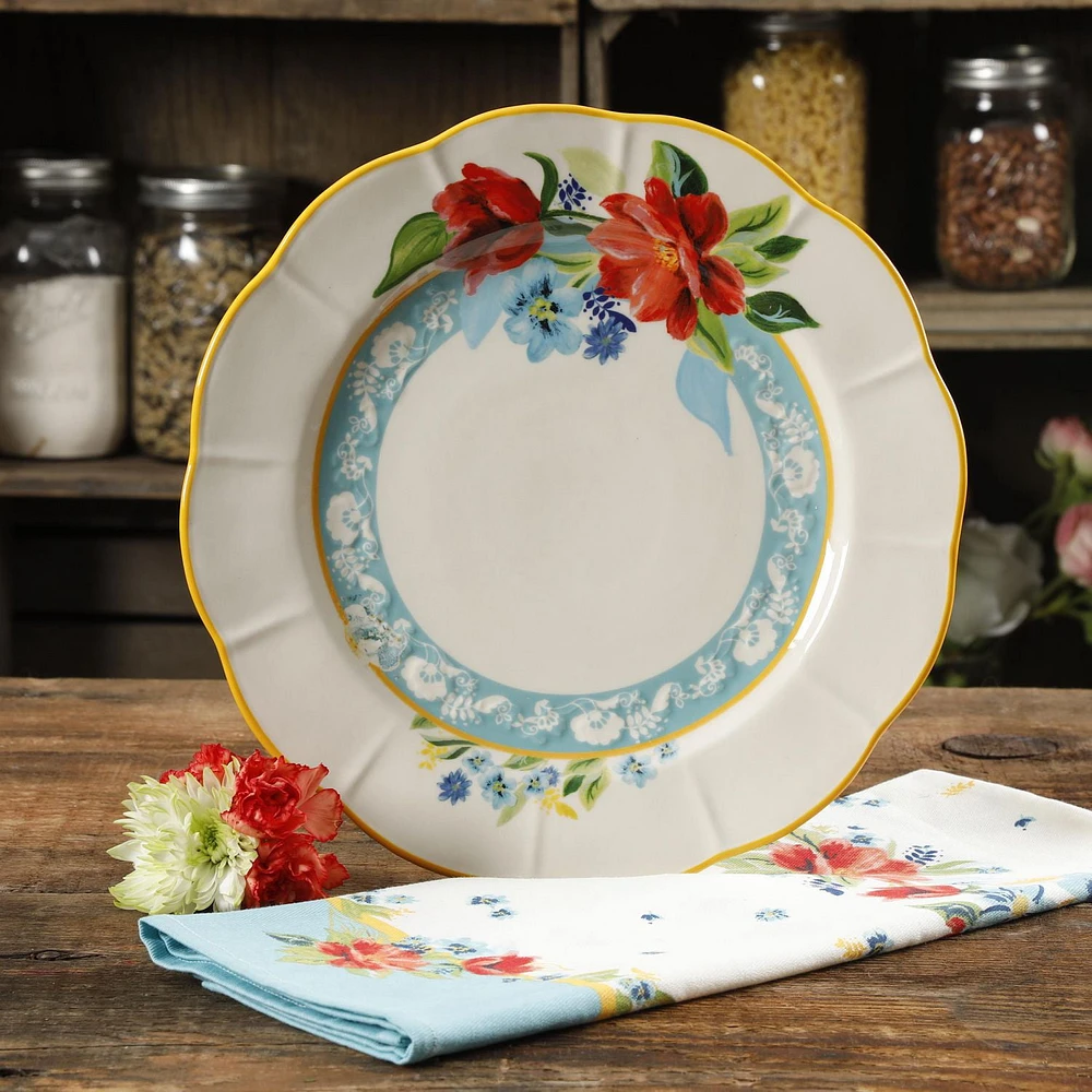 The Pioneer Woman Spring Bouquet 11-Inch Dinner Plate, 11" DP