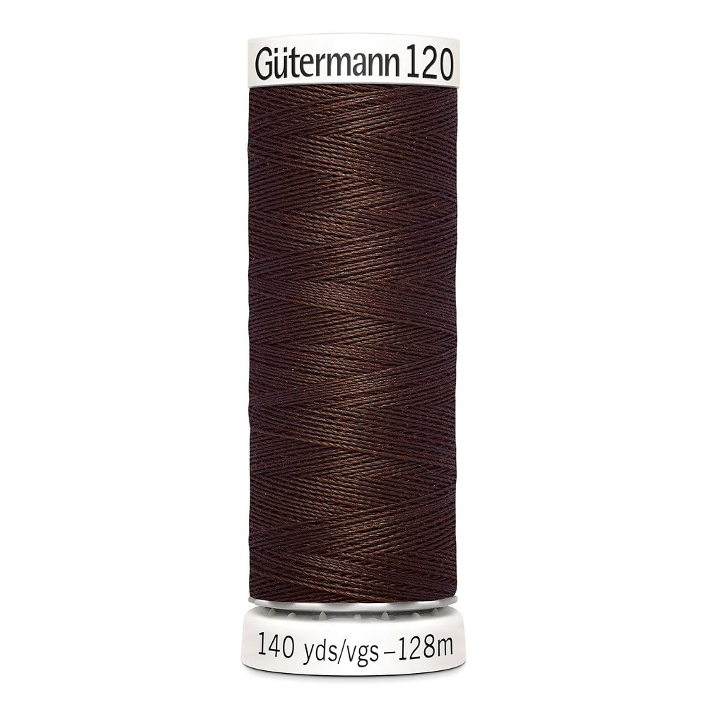 Gutermann 120 Sew - All Thread 128 m/ 140 yds - (Pack of 5 Spools