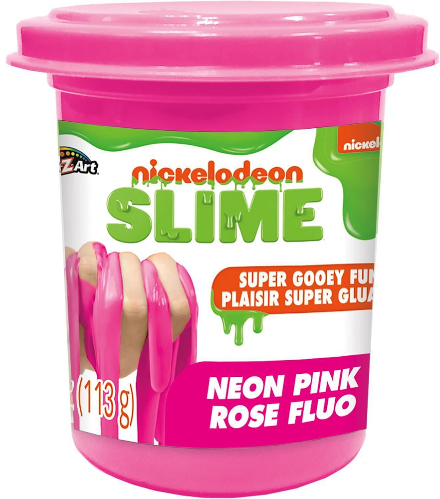 Nickelodeon 4oz Premade Slime - Neon Pink