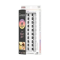 KISS ImPRESS Faux cils à pression - emballage de rechange - recourbé - 30 faisceaux de cils KISS Ongles imPRESS