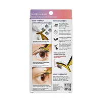 KISS ImPRESS Faux cils à pression - emballage de rechange - recourbé - 30 faisceaux de cils KISS Ongles imPRESS