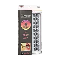 KISS ImPRESS Faux cils à pression - recharges - 30 faisceaux - Volumineux