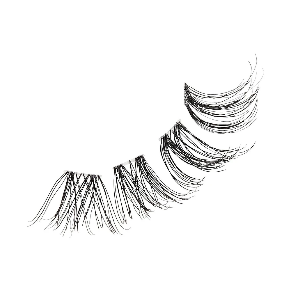 KISS Le Nouveau Naturel - Trio de cils - faisceaux de faux cils - noir - 24 mèches KISS Cils