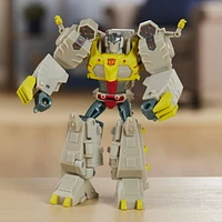 Transformers Cyberverse Bumblebee Adventures Deluxe Class Hot Rod Action Figure Toy, With Build-A-Figure Piece